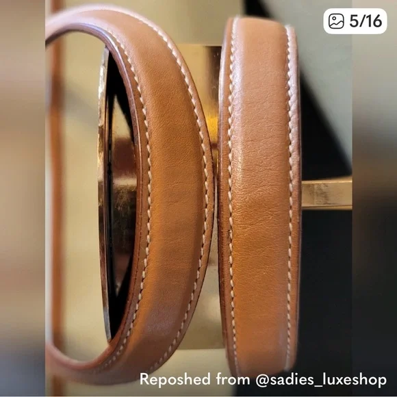 Salvatore Ferragamo Cream and Tan Tote Bag - Picture 10 of 13